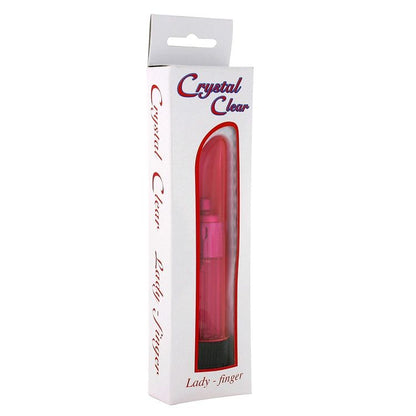 SEVEN CREATIONS CRYSTAL CLEAR VIBRATOR LADY PINK