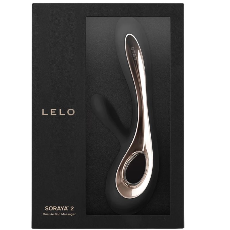 LELO SORAYA 2 BLACK RABBIT VIBRATOR