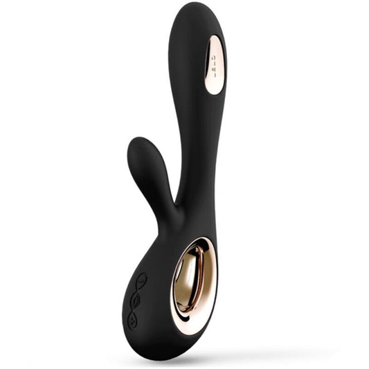 LELO SORAYA WAVE VIBRATOR RABBIT BLACK