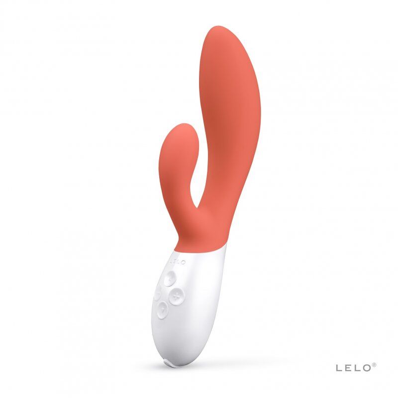 LELO INA 3 LUXURY CORAL RABBIT VIBRATOR