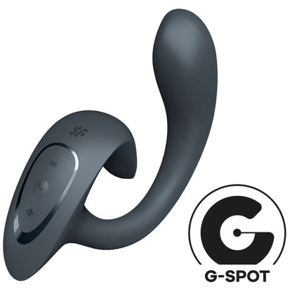 SATISFYER G FOR GODDESS 1 RABBIT VIBRATOR DARK GRAY