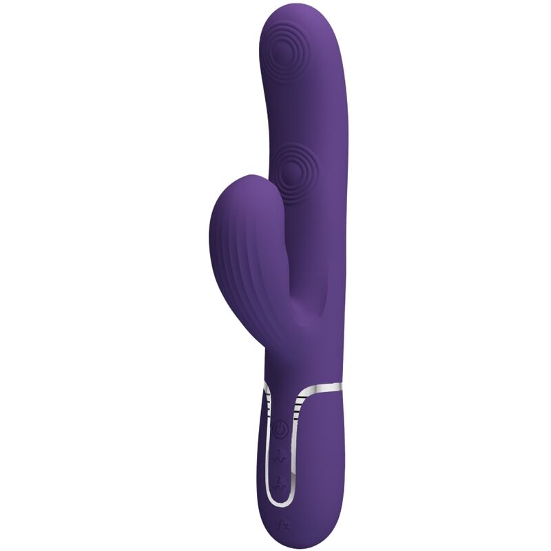 PRETTY LOVE PERLITA G SPOT VIBRATOR 3 IN 1 MULTIFUNCTION PURPLE