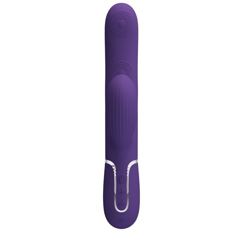 PRETTY LOVE PERLITA G SPOT VIBRATOR 3 IN 1 MULTIFUNCTION PURPLE