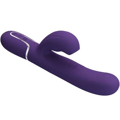 PRETTY LOVE PERLITA G SPOT VIBRATOR 3 IN 1 MULTIFUNCTION PURPLE