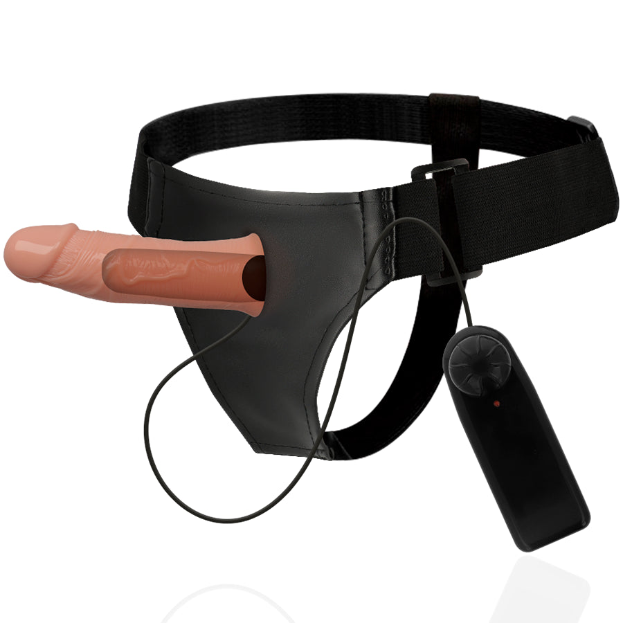 HARNESS ATTRACTION GREGORY HOLLOW RNES WITH VIBRATOR 165 CM O 43 CM