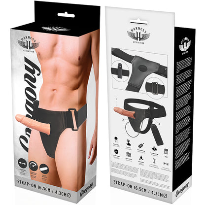 HARNESS ATTRACTION GREGORY HOLLOW RNES WITH VIBRATOR 165 CM O 43 CM