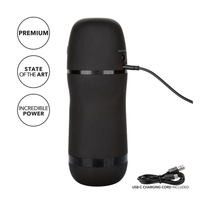 CALEXOTICS OPTIMUM POWER STROKER VIBRATING AND SUCTION FUNCTIONS