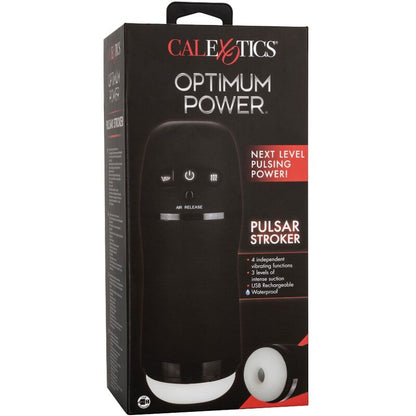 CALEXOTICS OPTIMUM POWER STROKER VIBRATING AND SUCTION FUNCTIONS