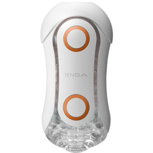 TENGA FLIP ORB STRONG CRASH MASTURBATOR WHITE AND ORANGE