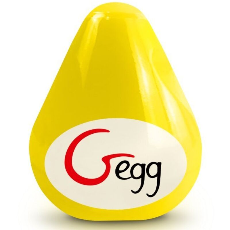 G VIBE REUSABLE YELLOW TEXTURED MASTURBATOR EGG