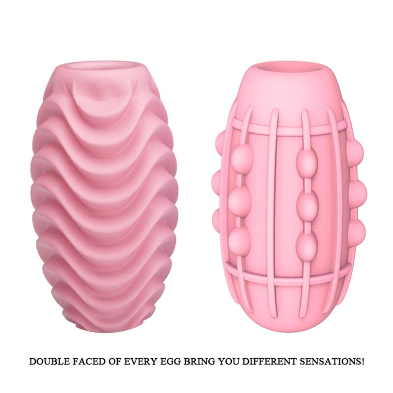 PRETTY LOVE PINK DOUBLE SIDED MASTURBATOR EGG