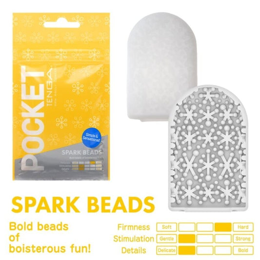 TENGA SPARK BEARDS POCKET MASTURBATOR