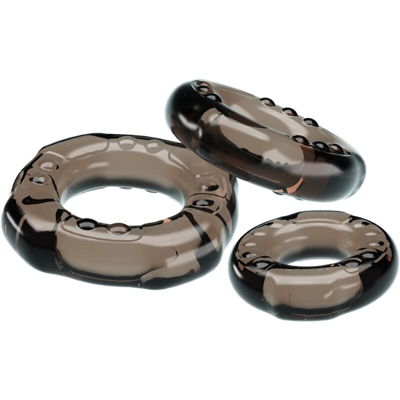 BAILE COCK RINGS YVONNE SET 3 PENIS RINGS