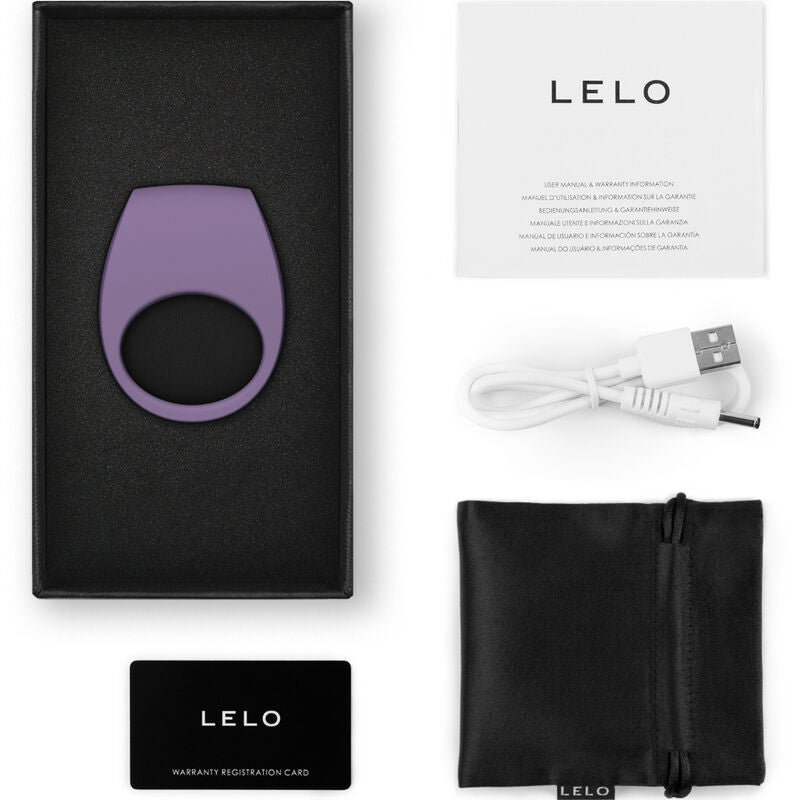 LELO TOR 3 VIOLET VIBRATOR RING