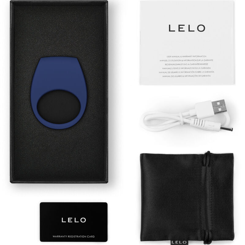 LELO TOR 3 BLUE VIBRATOR RING