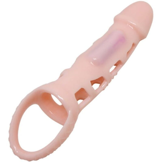 PRETTY LOVE HARRISON PENIS EXTENDER COVER WITH VIBRATION AND STRAP 135 CM