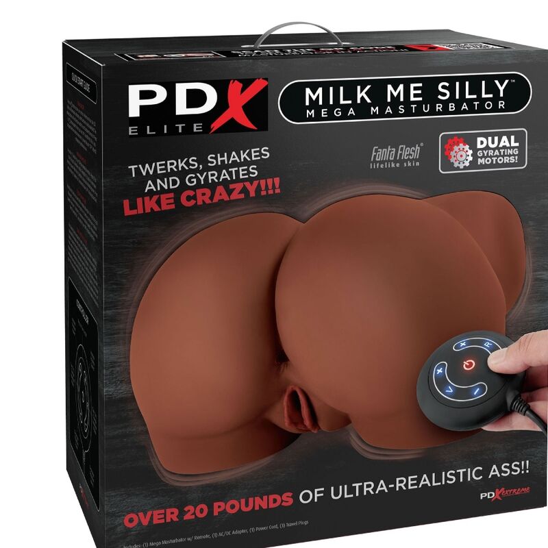 PDX ELITE MEGA MASTURBATOR MILK ME SILLY VAGINA ANO BROWN