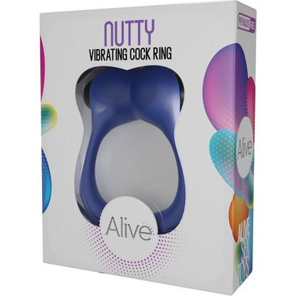 ALIVE NUTTY VIBRATING RING BLUE