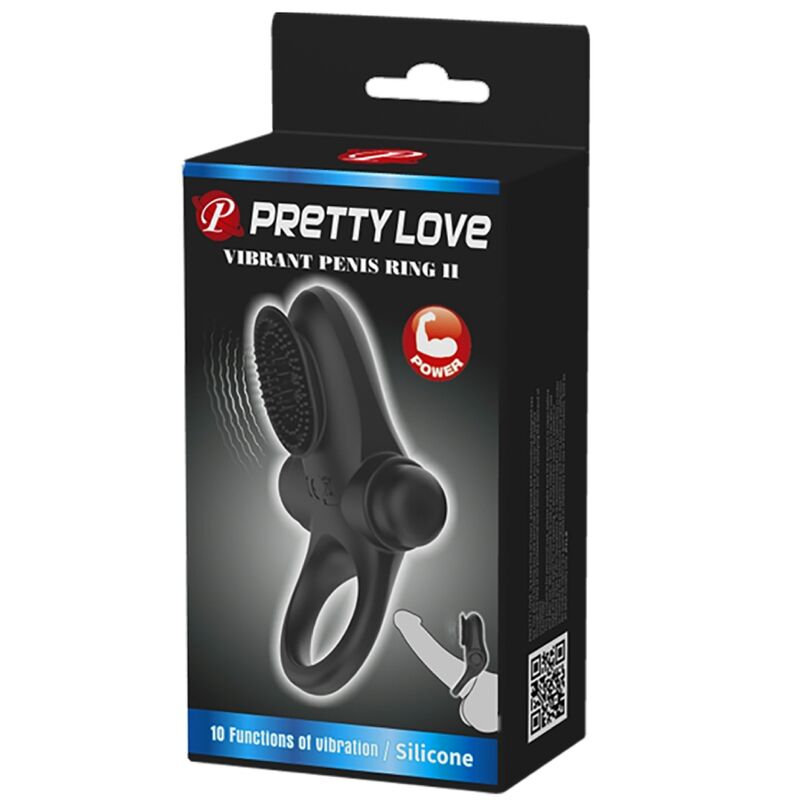 PRETTY LOVE VIBRATOR RING II FOR THE BLACK PENIS