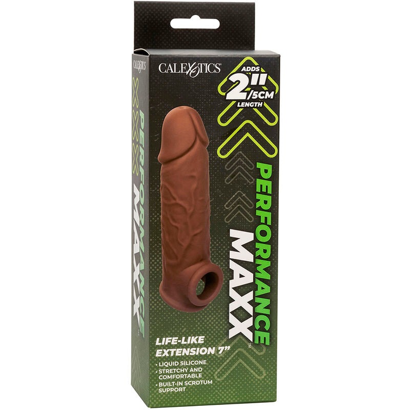 CALEXOTICS PERFORMANCE MAXX LIFE LIKE EXTENSION 7 BROWN SKIN