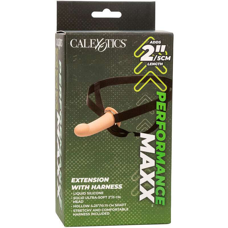 CALEXOTICS PERFORMANCE MAXX EXTENSION WITH HARNESS LIGHT SKIN