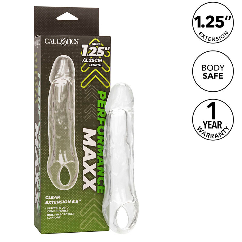 CALEXOTICS PERFORMANCE MAXX CLEAR EXTENSION 55 TRANSPARENT