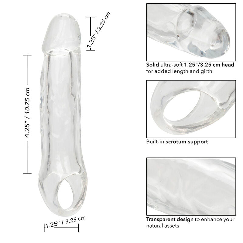 CALEXOTICS PERFORMANCE MAXX CLEAR EXTENSION 55 TRANSPARENT