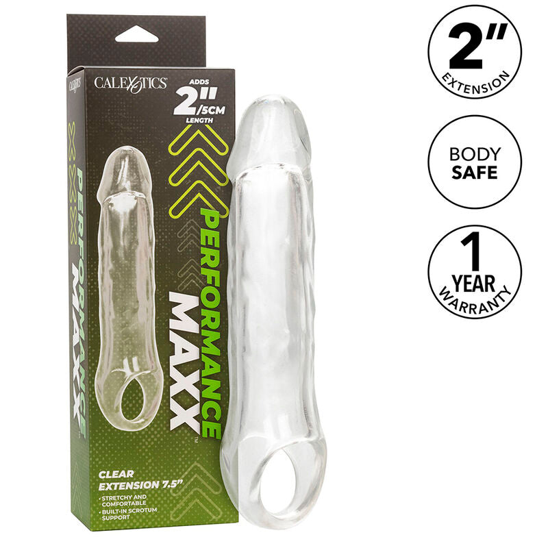 CALEXOTICS PERFORMANCE MAXX CLEAR EXTENSION 75 TRANSPARENT