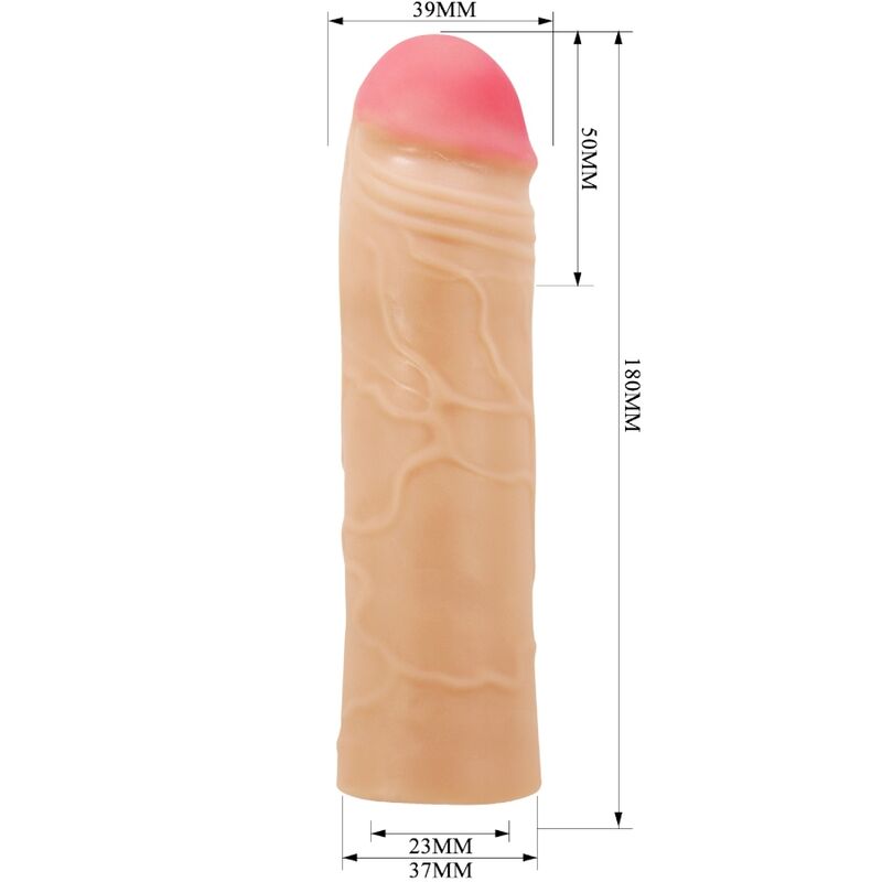 PRETTY LOVE CHANE PENIS EXTENDER COVER FLESH