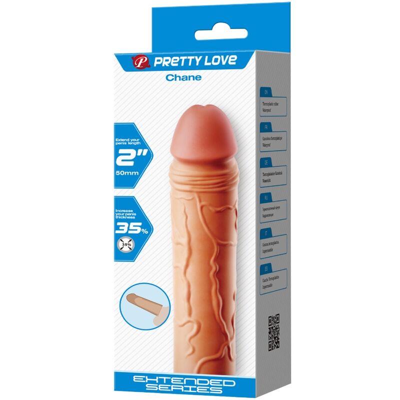 PRETTY LOVE CHANE PENIS EXTENDER COVER FLESH