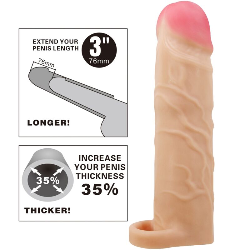 PRETTY LOVE GERD PENIS EXTENDER COVER FLESH