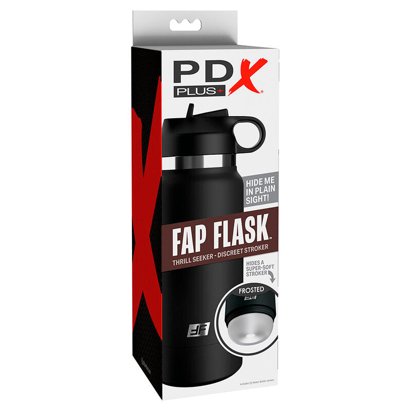 PDX PLUS FAP FLASK BOTTLE DISCRET STROKER CLEAR MODEL 1