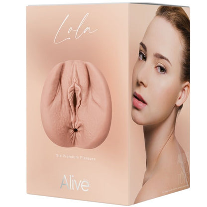 ALIVE LOLA DOUBLE MALE MASTURBADOR VAGINAL ANAL SUPER REALISTIC FLESH