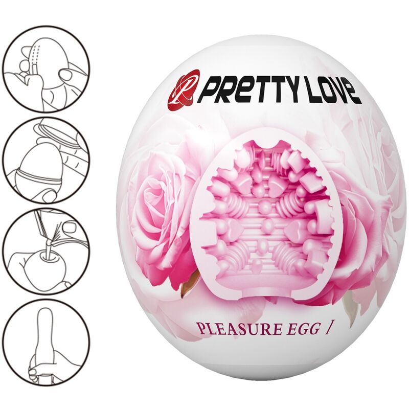 PRETTY LOVE MALE MASTURBATOR EGG PINK