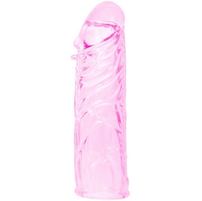 BAILE PINK STIMULATING SILICONE PENIS COVER 13 CM