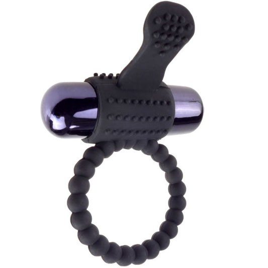 FANTASY C RINGZ BLACK SILICONE VIBRATING RING