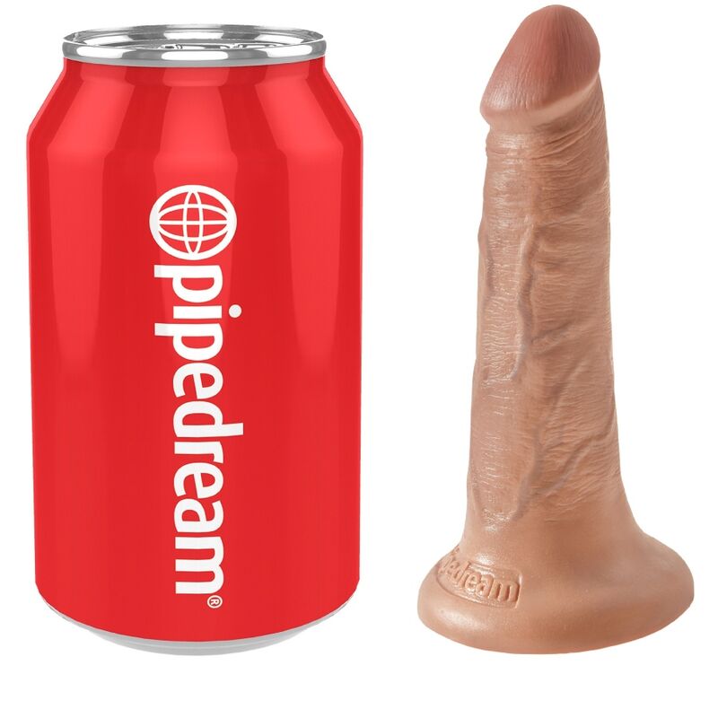 KING COCK REALISTIC PENIS 12 CM CARAMEL