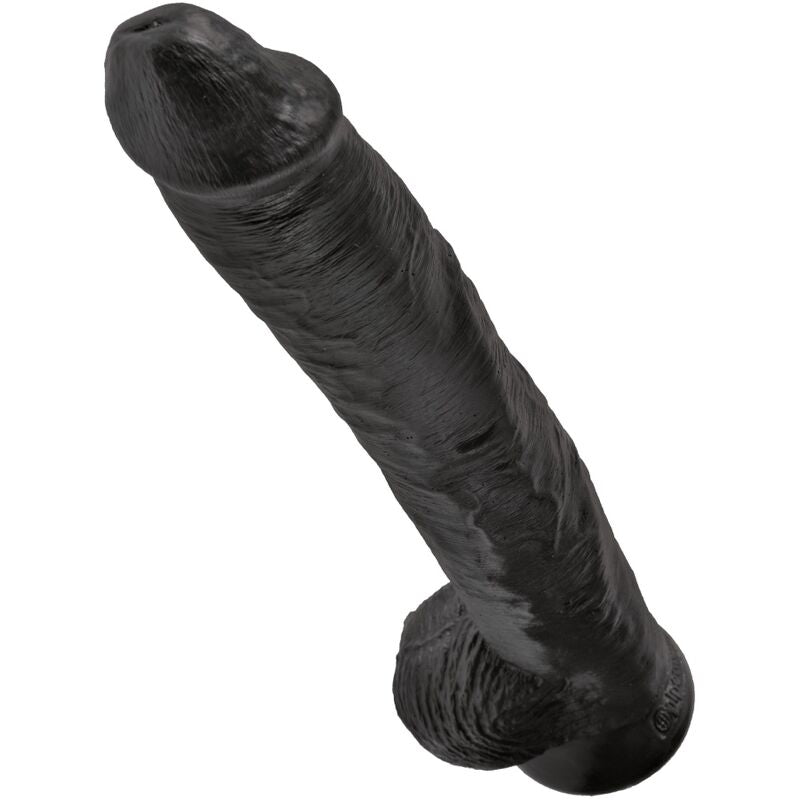 KING COCK REALISTIC PENIS WITH BALLS 305 CM BLACK