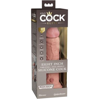 KING COCK ELITE REALISTIC DILDO VIBRATING SILICONE 203 CM