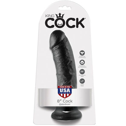 KING COCK 8 DILDO BLACK 203 CM