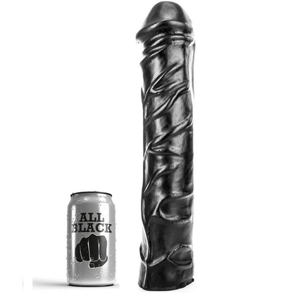 ALL BLACK GIANT SOFT FISTING DILDO 32 CM