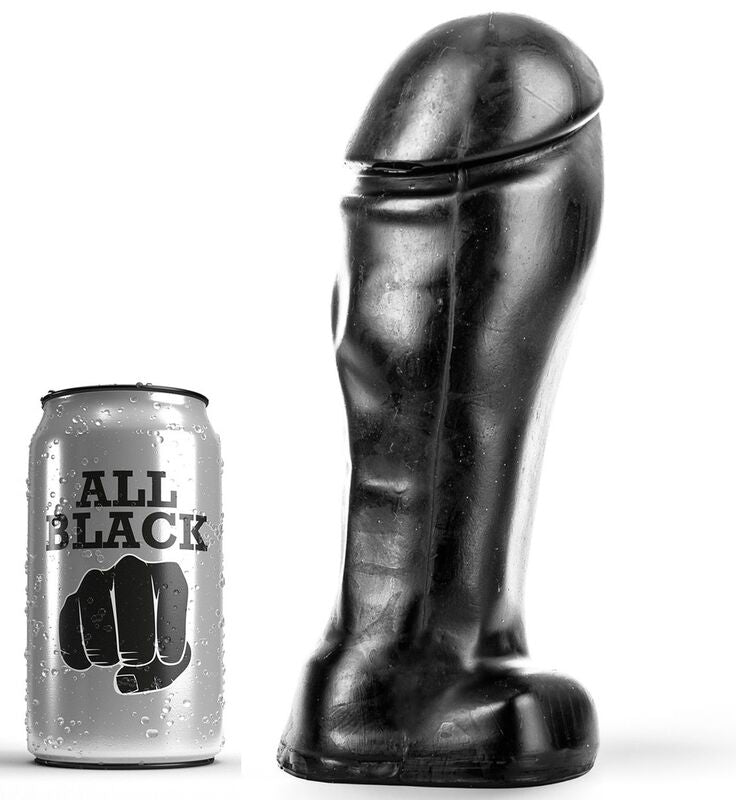 ALL BLACK DONG 22 CM BROAD TOE