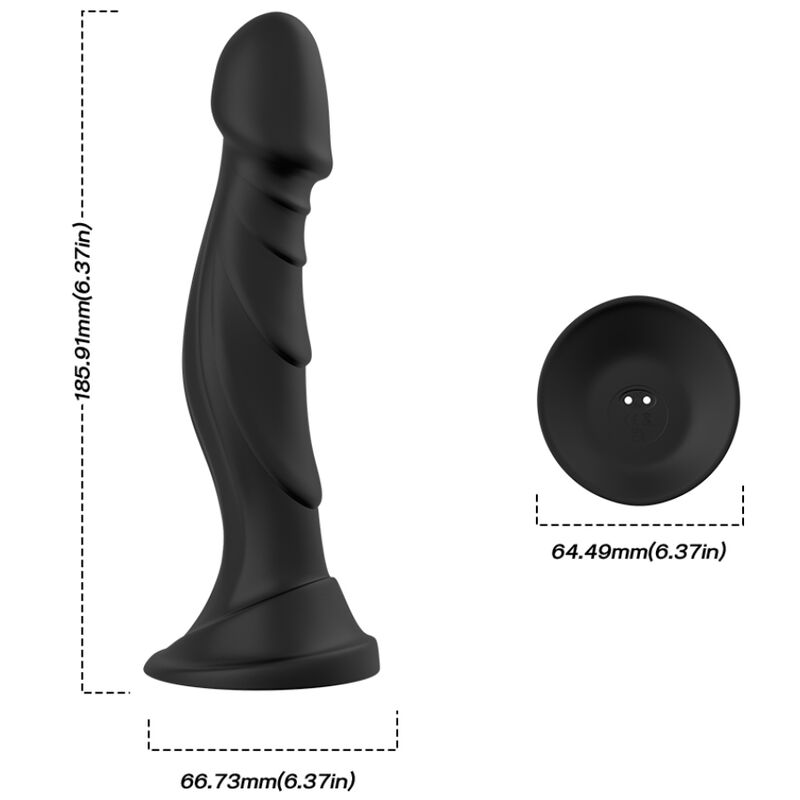 ARMONY DILDO VIBRATOR ANAL PLUG REMOTE CONTROL BLACK