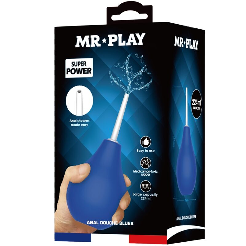 MR PLAY ANAL DOUCHE BLUEB SUPER POWER BLUE