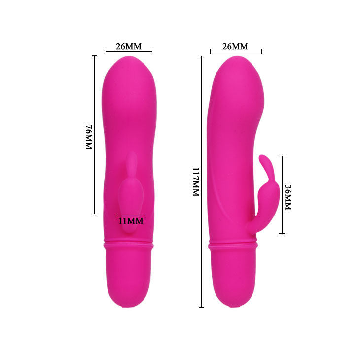 PRETTY LOVE FLIRTATION VIBRATOR WITH RABBIT CAESAR