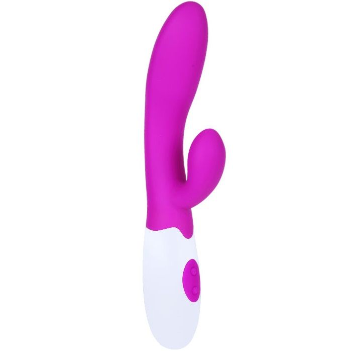 PRETTY LOVE FLIRTATION ALVIS VIBRATOR WITH CLITORIS STIMULATOR