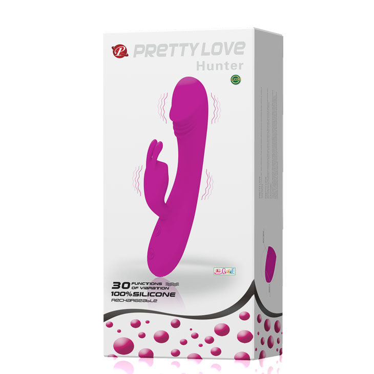 PRETTY LOVE SMART VIBRATOR WITH RABBIT 30 HUNTER MODES