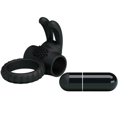 PRETTY LOVE EUDORA VIBRATING RING WITH STIMULATOR