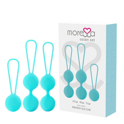 MORESSA OSIAN SET PREMIUM TURQUOISE SILICONE