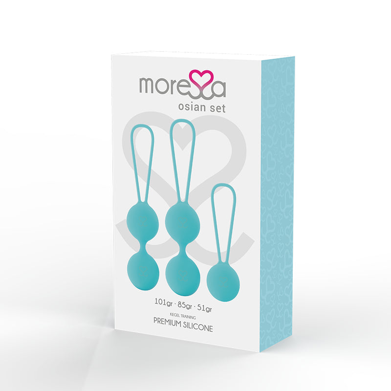 MORESSA OSIAN SET PREMIUM TURQUOISE SILICONE